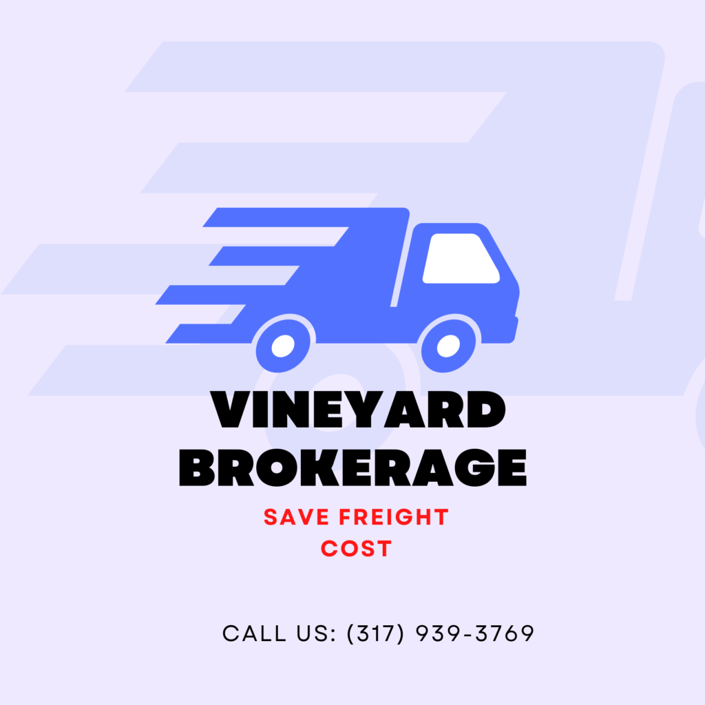 How can you save freight costs with Vineyard Brokerage?