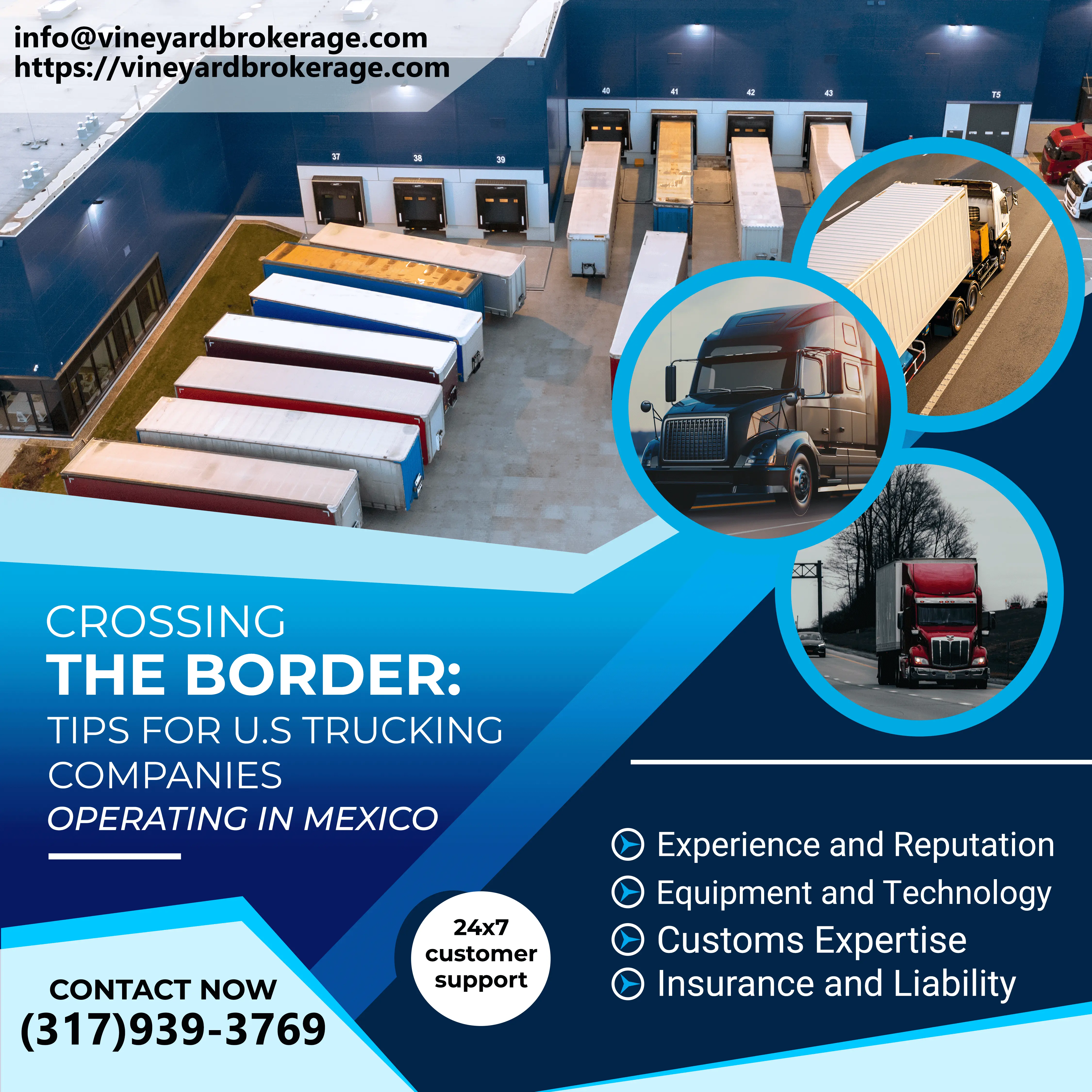 Crossing the Border: Tips for U.S. Trucking Companies Operating in Mexico
