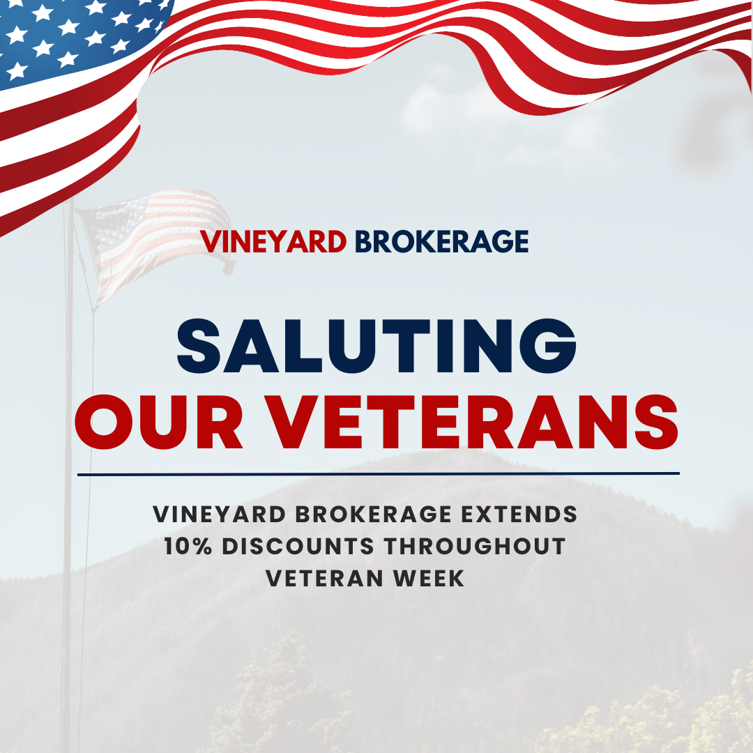 Saluting Our Veterans: Vineyard Brokerage Extends 10% Discounts Throughout Veteran Week